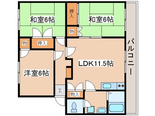 パミールハイツの物件間取画像